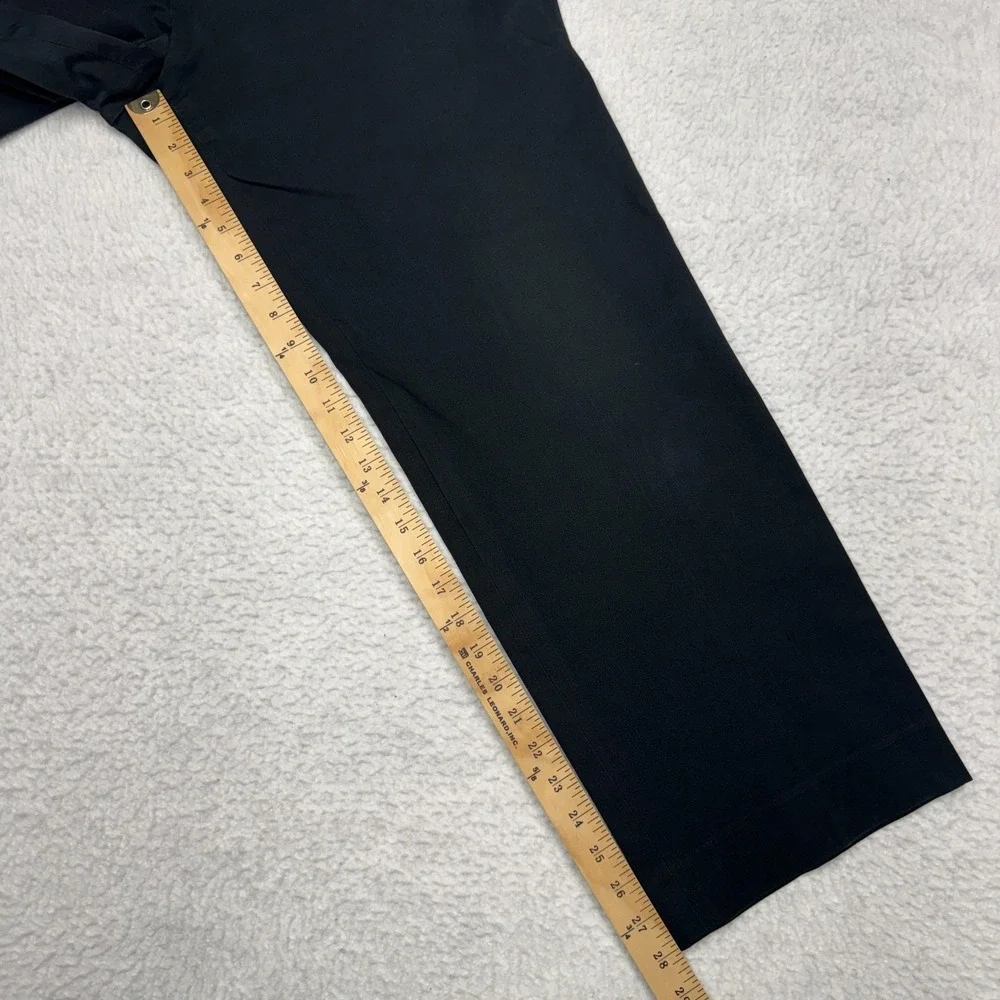 Banana Republic Wide Leg Casual Dress Pants Trousers Black Men's Size‎ 34x30